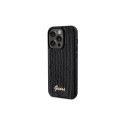 Guess Sequin Script Metal case for iPhone 13 Pro Max - black