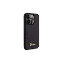 Guess Sequin Script Metal case for iPhone 13 Pro Max - black