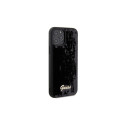 Guess Sequin Script Metal case for iPhone 12/12 Pro - black