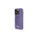 Guess Sequin Script Metal case for iPhone 13 Pro Max - purple