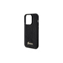 Guess Sequin Script Metal case for iPhone 14 Pro - black