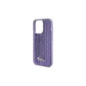 Guess Sequin Script Metal case for iPhone 13 Pro Max - purple