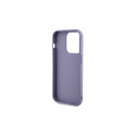 Guess Sequin Script Metal case for iPhone 13 Pro Max - purple