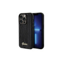 Guess Sequin Script Metal case for iPhone 13 Pro / 13 - black