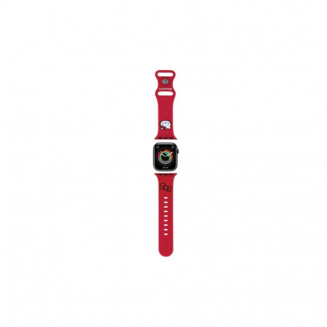 Hello Kitty Silicone Kitty Head strap for Apple Watch 38/40/41mm - red