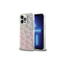 Hello Kitty IML Gradient Electrop Crowded Kitty Head case for iPhone 13 Pro / 13 - pink