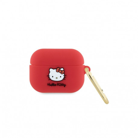 Hello Kitty Silicone 3D Kitty Head case for AirPods Pro - fuchsia