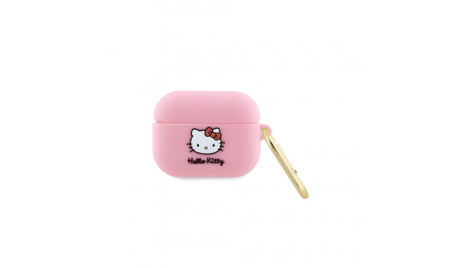 Hello Kitty Silicone 3D Kitty Head case for AirPods Pro - pink