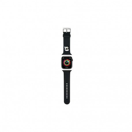 Karl Lagerfeld 3D Rubber Karl Head strap for Apple Watch 42/44/45/49mm - black