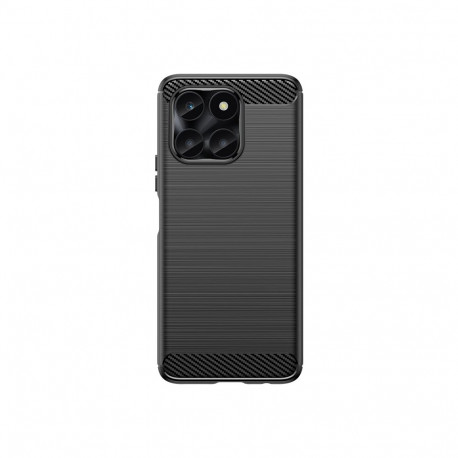 Carbon Case for Honor X6a - black