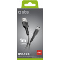 SBS cable USB - USB-C 1m, black