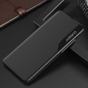 Eco Leather View Case case for Samsung Galaxy A14 with a flip stand black