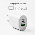 SBS charger USB/USB-C 20W, white