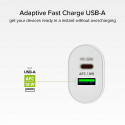SBS charger USB/USB-C 20W, white
