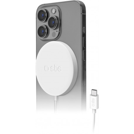 SBS juhtmevaba laadija Magsafe 15W, valge