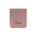 Guess Glitter Script case for Samsung Galaxy Z Flip 5 - pink