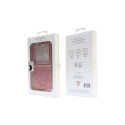 Guess Glitter Script case for Samsung Galaxy Z Flip 5 - pink