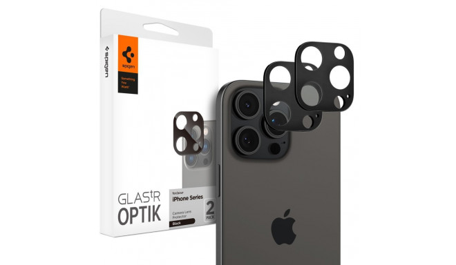 Spigen Optik.tR Camera Protector for iPhone 14 Pro / Pro Max / 15 Pro / Pro Max / 16 Pro / Pro Max -