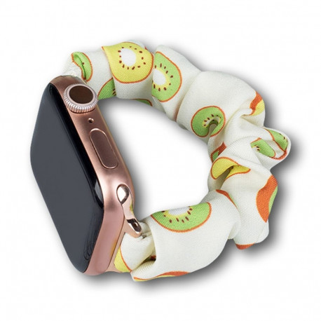Fabric band for Apple Watch 42 / 44 / 45 mm strap bracelet rubber band - kiwi