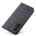 Magnet Fancy Case Case for Samsung Galaxy S22 + (S22 Plus) Pouch Wallet Card Holder Black