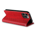 Magnet Strap Case Case for iPhone 12 Pro Max Pouch Wallet + Mini Lanyard Pendant Red