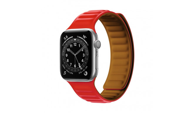 Magnetic Strap Magnetic Strap Bracelet for Apple Watch 41mm - Red