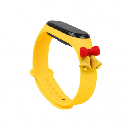 Hurtel kellarihm Xmas Bells Xiaomi Mi Band 3/4, kollane