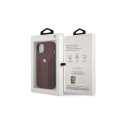 Etui BMW BMHCP13MRSPPR iPhone 13 6,1" czerwony/red hardcase Leather Curve Perforate