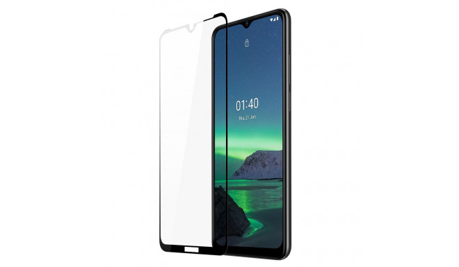 Dux Ducis 10D Tempered Glass Tough Screen Protector Full Coveraged with Frame for Nokia 1.4 transpar