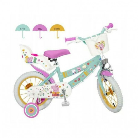 Toimsa laste jalgratas 12” Swinka Peppa, roheline