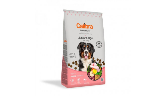CALIBRA Premium Line Junior Large kana kuiv koeratoit 12kg