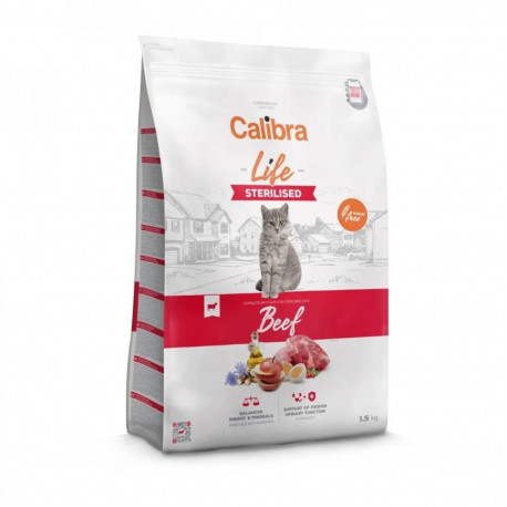 CALIBRA Cat Life Sterilised veiselihaga kuiv kassitoit 1,5kg
