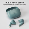 SBS wireless earbuds Go Pods TWS, petrol
