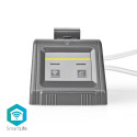 Nutikas veepump 5V DC mikro-USB või 4xAA patareid, 0,3bar., torud Ø1/4", IPX3, Wi-Fi juhitav, Nedis 