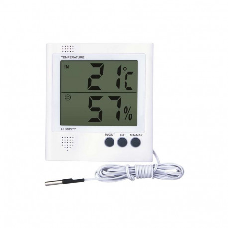 Digital Thermometer - Hygrometer with Probe