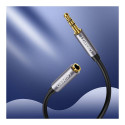 Kaablipikendus 3,5 mm isane - 3,5 mm emane 2 m, AV118 UGREEN, must