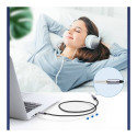 Kaablipikendus 3,5 mm isane - 3,5 mm emane 2 m, AV118 UGREEN, must