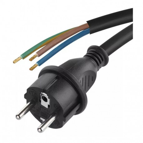 Kummiisolatsiooniga toitejuhe 3x1,5 mm² 3m elektritööriistade jaoks EMOS