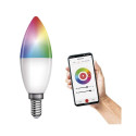 LED Bulb Smart  E14 4.8 W (40 W) 470 lm warm-cold white + RGB Wi-Fi, TUYA / Smart Life EMOS