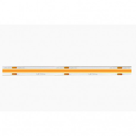 LED strip 24Vdc, 8W/m, COB 320LED/m, 800lm, neutral white 4000K, IP66 hermetiška, 180°, LED LINE