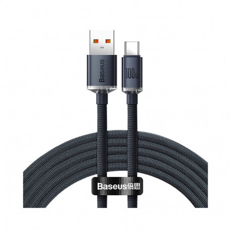 Cable USB A plug - USB C plug 1.2m PD2.0 100W (do not compatible with iPhone 15) 20V 5A QC3.0 Crysta