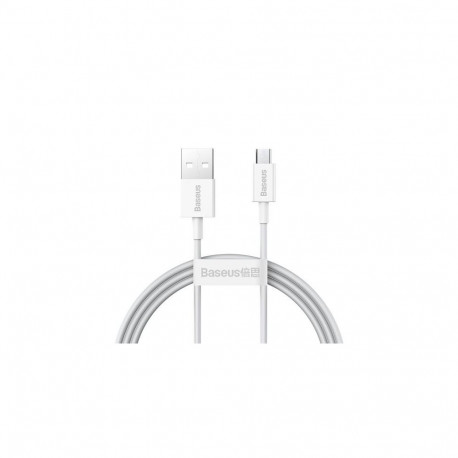 Cable USB2.0 A plug - micro USB plug 1.0m white Superior series BASEUS