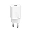 Seina kiirlaadija Super Si 20W USB-C QC3.0 PD, valge