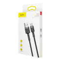 Cable USB A plug - USB C plug 3.0m QC3.0 grey+black BASEUS