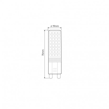 LED lamp G9, 12W, 220...240V, 1080lm, neutraalne valge 4000K, LED line