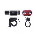 LED Bicycle Front Light 150lm and Back Light, 5× AAA, EMOS