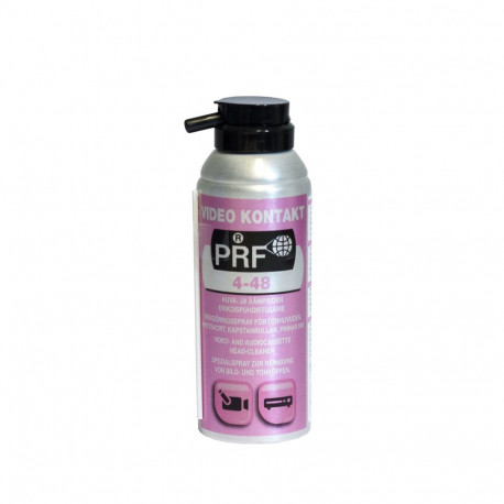 Special spray for cleaning of magnetic heads of audio and video recorders. Non-con-ductive. PRF 4-48