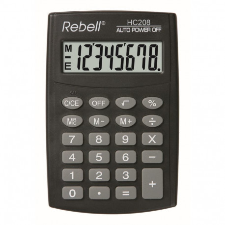 Calculator pocket Rebell HC208