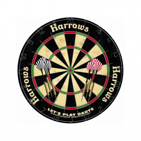 Dartboard HARROWS LET'S PLAY DARTS