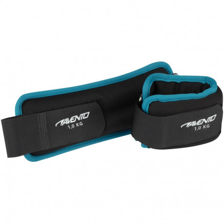 Wrist/ankle weight neopreen AVENTO 42AE 2X1kg Black/Blue